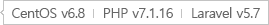 팝빌 PHP SDK Laravel 예시 개발 환경 - CentOS v6.8 | PHP v7.1.16 | Laravel v5.7